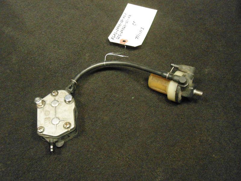#6a0-24410-05-00 fuel pump assembly 1984-94 24-90hp yamaha outboard part~520~