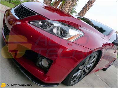 08 09 10 11 12 lexus is-f isf autotecknic carbon fiber splitter bumper protector