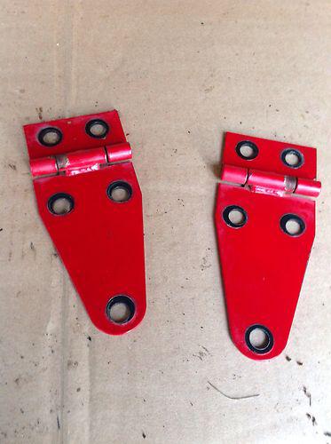 Jeep hood hinges cj cj5 cj7 cj8 yj wrangler hinge  amc hinge red