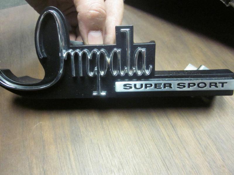 68 impala super sport grill emblem
