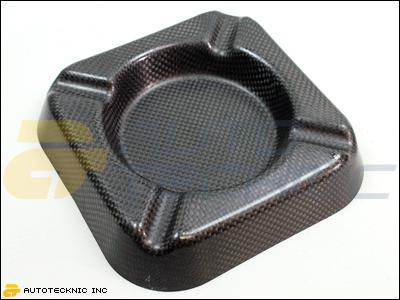 Real dry carbon fiber ashtray cigar cigarette ash tray