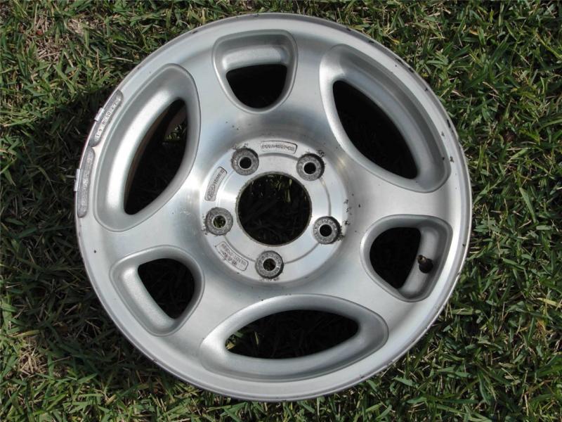 16" oem ford f150 silver machined factory alloy wheel rim '97 - '99  3192