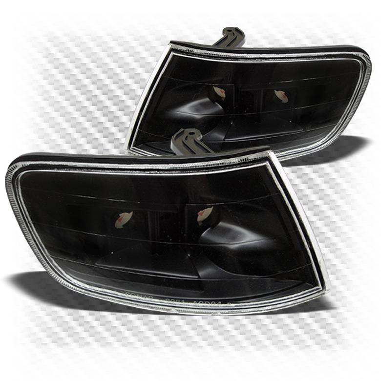 94-97 accord all black corner signal lights lamps left+right set