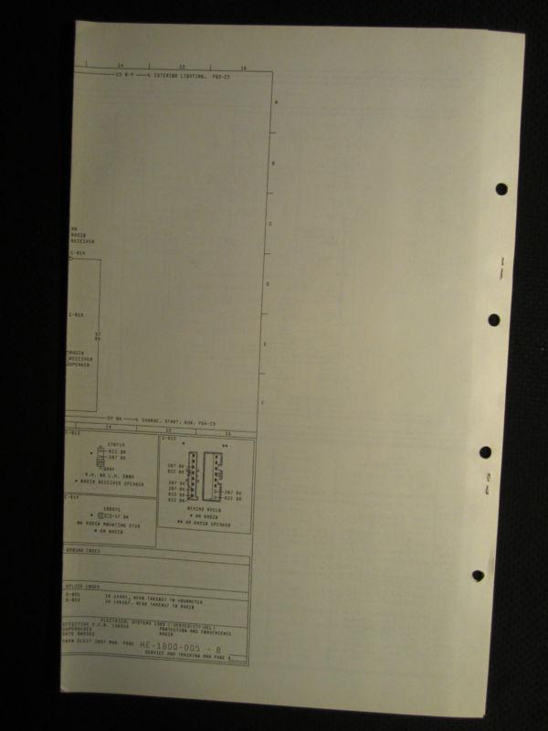 Sell 1989 Ford L Series DELIVERY Truck Electrical Wiring Diagrams