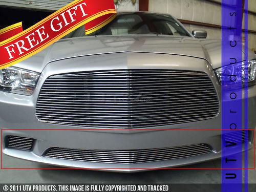 2011 2012 2013 dodge charger bumper & fog light 3pc billet grille kit 11 12 13