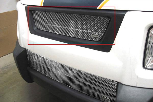 2003-2006 honda element grillcraft upper silver 1 pc grille insert mx grill