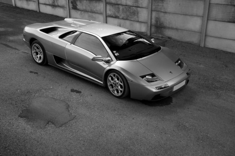 Lamborghini diablo vt hd poster super car b&w print multiple sizes available