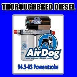 Airdog pump with quick connect 1994.5-03 ford powerstroke 7.3l 150gph a4spbf171