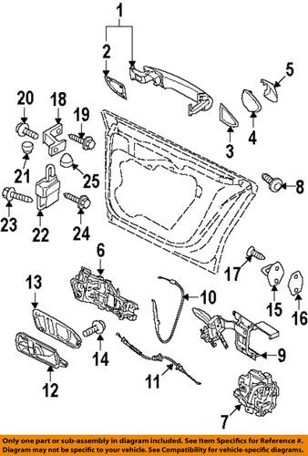 Volkswagen oem n91070301 front door-lower hinge bolt