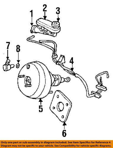 Mopar oem 4683674 brake hydraulic line-brake line