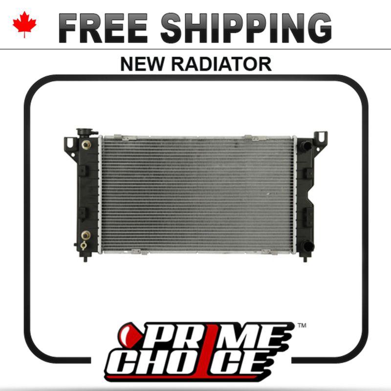 Direct fit complete aluminum radiator 100% leak tested for 2.4l-3.0l-3.3l-3.8l