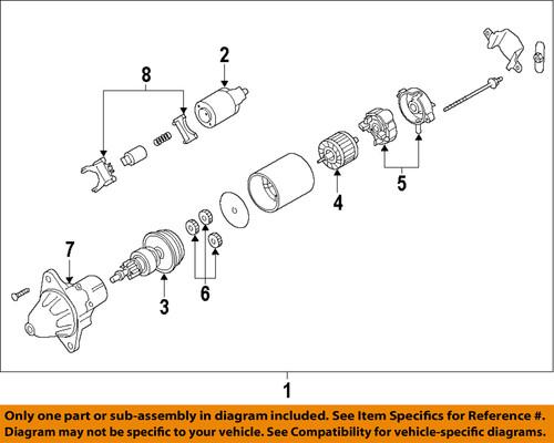 Subaru oem 23300aa58a starter motor/starter