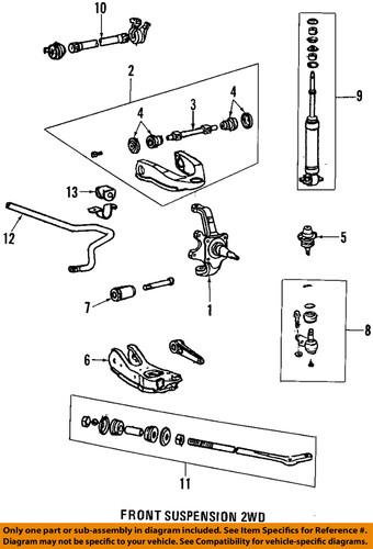 Toyota oem 4860535121 control arm/suspension control arm