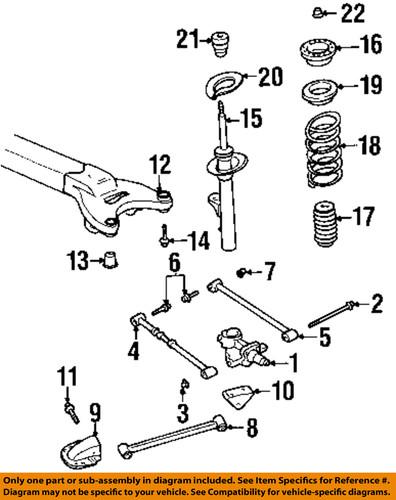 Mopar oem 4895003ab rear suspension-spring seat