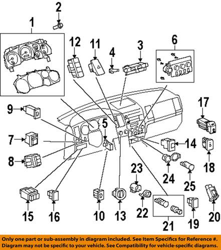 Toyota oem 8862547021 hvac air temp sensor