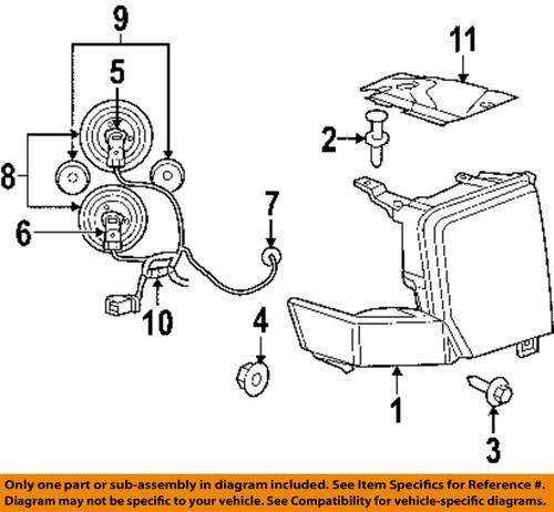 Jeep oem 5175060aa headlight cover-headlamp cover