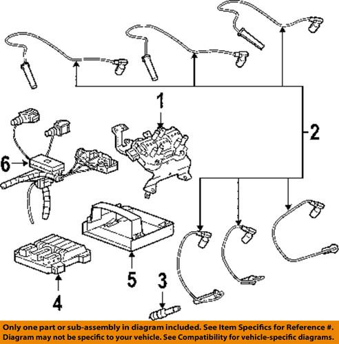 Gm oem 89018131 spark plug wire