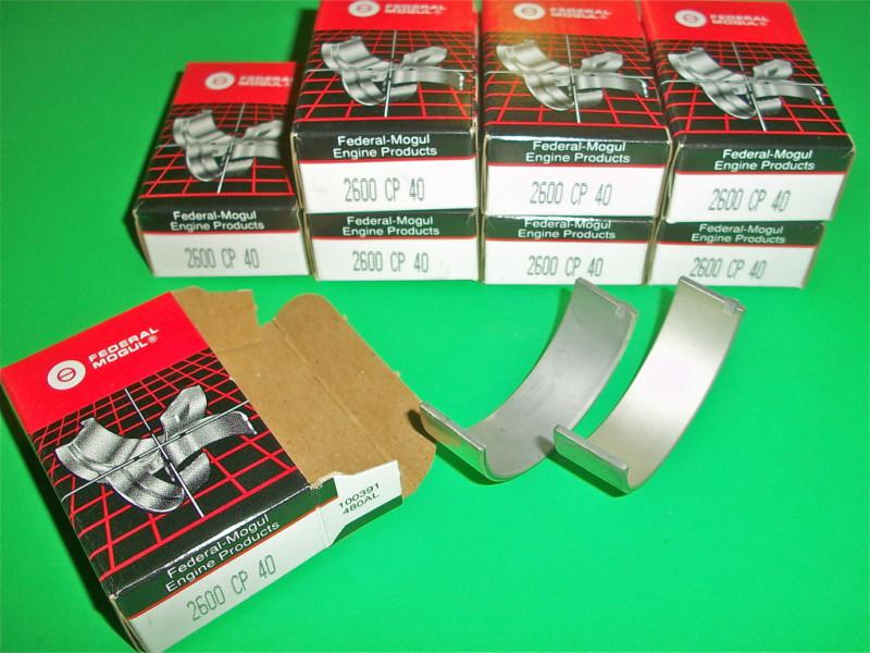 1962-2001 221 260 289 302 v8 ford lincoln mercury new rod bearings 8-2600cp-40