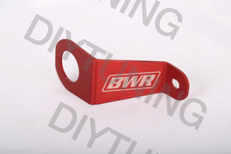 Blackworks bwr radiator stay bracket honda civic 1992-1995 red eg eg6 aluminum 