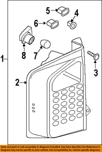 Nissan oem 2671798905 tail light bulb-tail lamp bulb