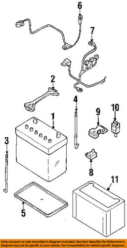 Nissan oem 240804s100 battery cable-negative/battery cable negative