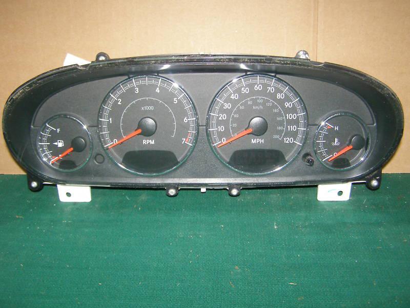 2004 2005 2006 chrysler sebring speedometer cluster   36k  sedan  convertible