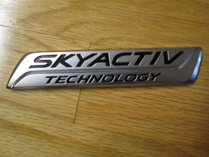 Mazda skyactiv technology emblem badge geniune oem part cx-5