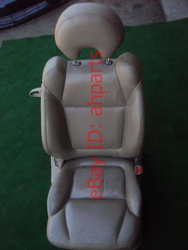 01 02 03 acura cl base front passenger seat beige oem