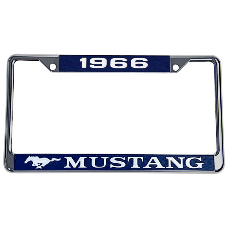 1966 mustang license plate frame scott drake