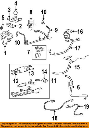 Ford oem e3tz9e499c emission-egr tube connector