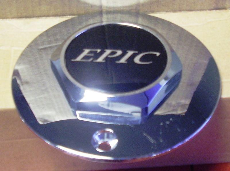 Epic wheels chrome custom wheel center cap #991-0610 (1)