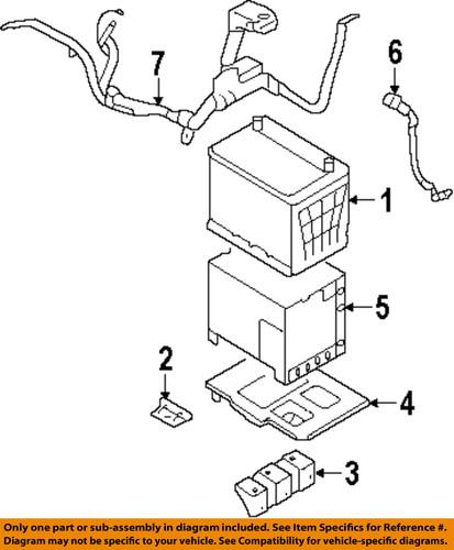 Hyundai oem 371503k200 battery-battery tray