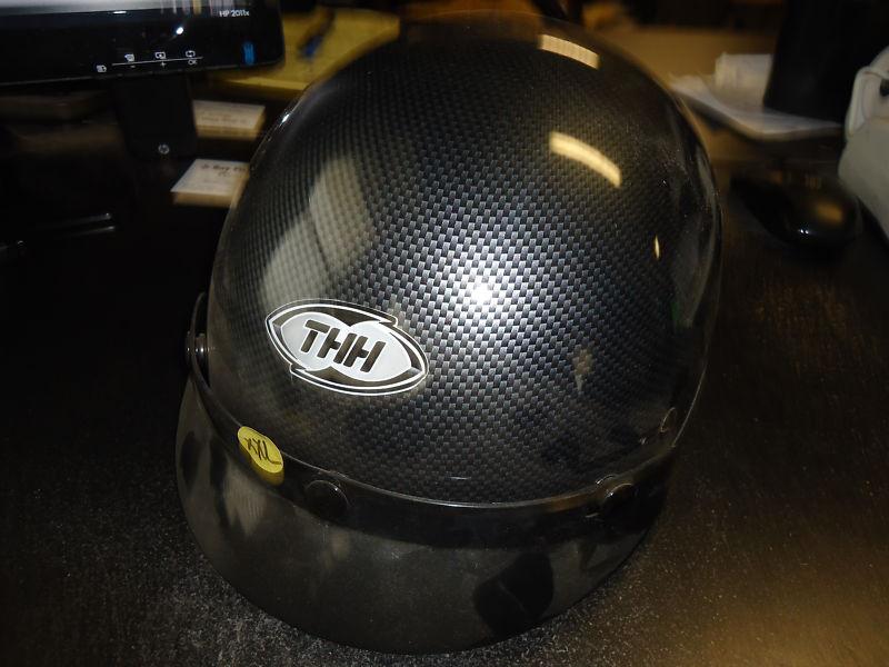 Yamaha thh xxl half  helmet. black/gray