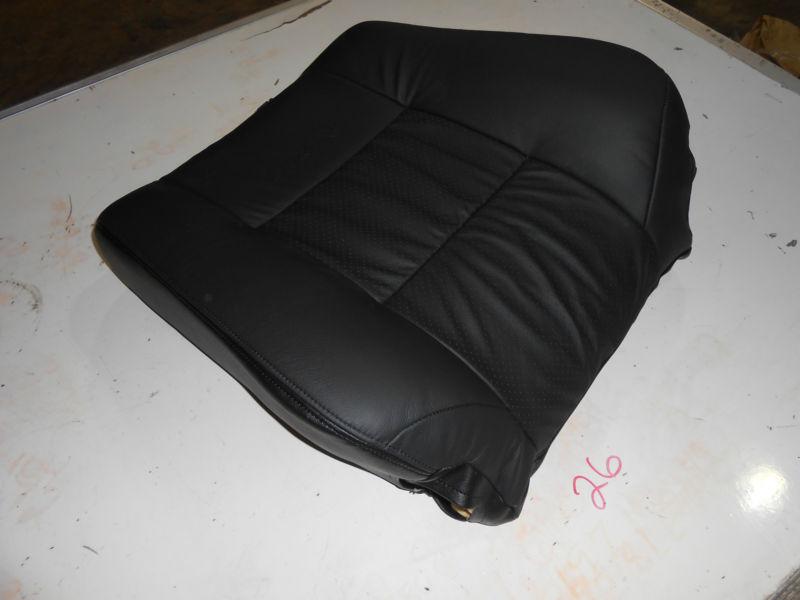 New upper seat mitsubishi diamante vr-x vrx 02 03 04 black leather lh cover