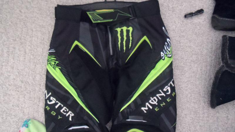 Summer! monster energy oneal genuine motocross gear pants sz 30! mens nwot rare!