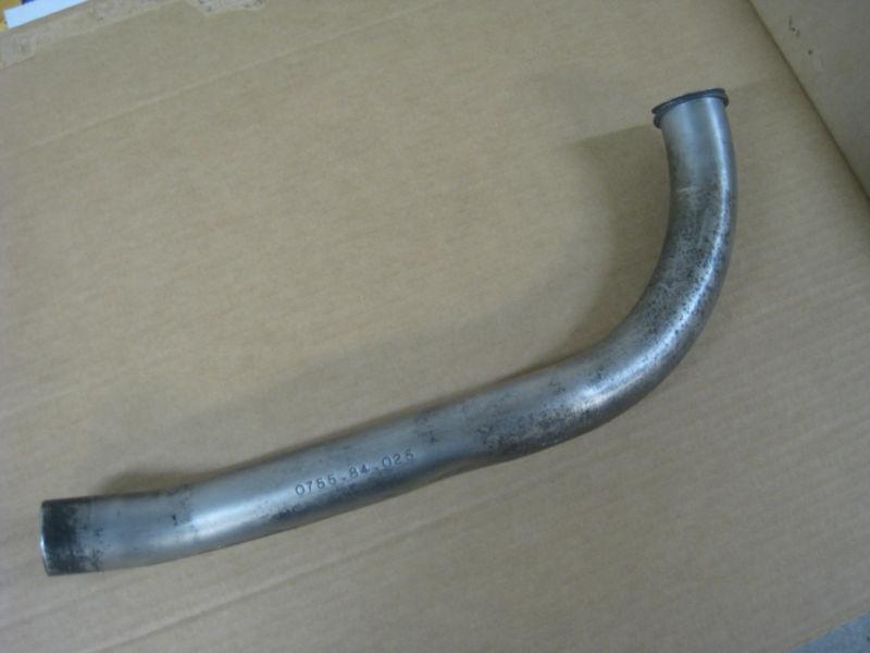 Ducati bevel round case 750 gt sport ss greenframe genuine front exhaust header