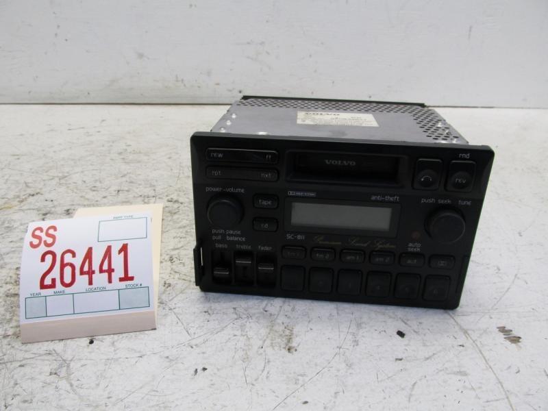 93-96 97 volvo 850 2.3l turbo radio am fm cassette receiver premium sound sc-811