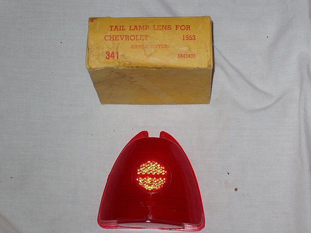 1953 chevrolet tail lamp lens