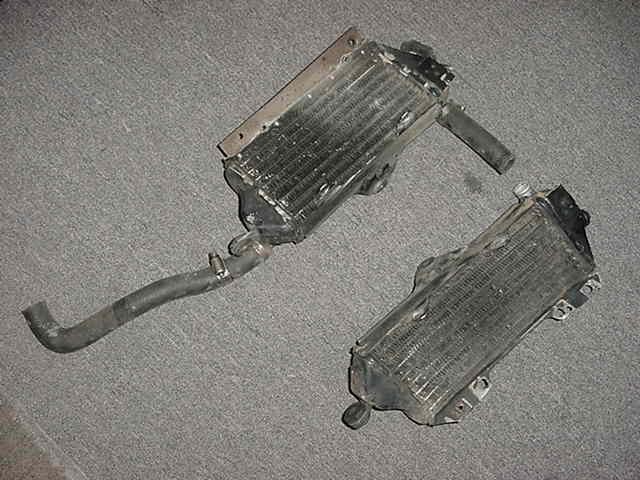 Kawasaki kx500  radiators 1987 no leaks