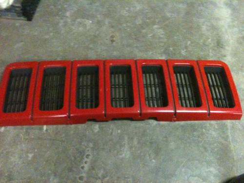 1996 jeep grand cherokee grill / grille red