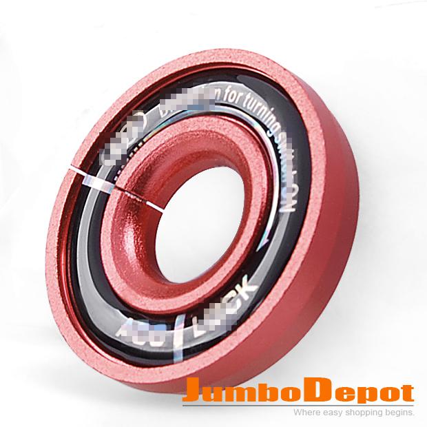 1x red car ignition ring decoration keyhole key lock protector kit for audi new