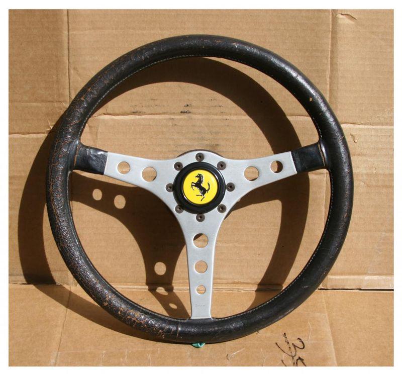 Vintage ferrari lm p4 / 5 shark nose f1 f2 prototype can-am dino steering wheel