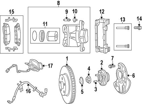 Chrysler 6104258aa genuine oem factory original guide pin bolt