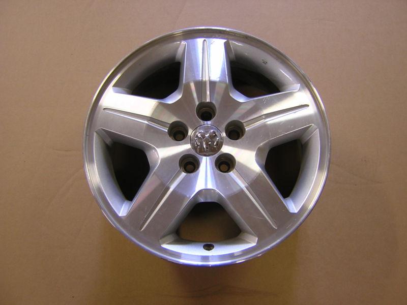 2005-'07 dodge caliber 17" factory oem machined alloy wheel rim 2287