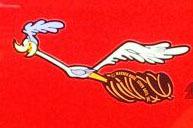 New mopar 1969-73 road runner left door bird decal