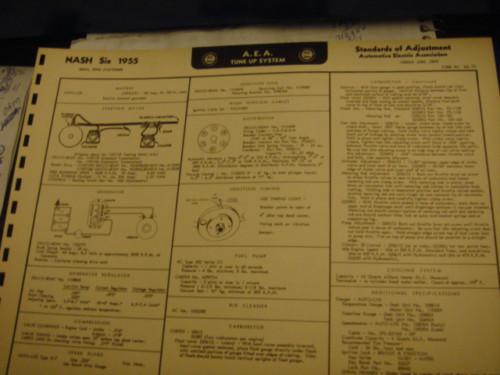 55 nash 6 statesman tuneup specs wiring diagram