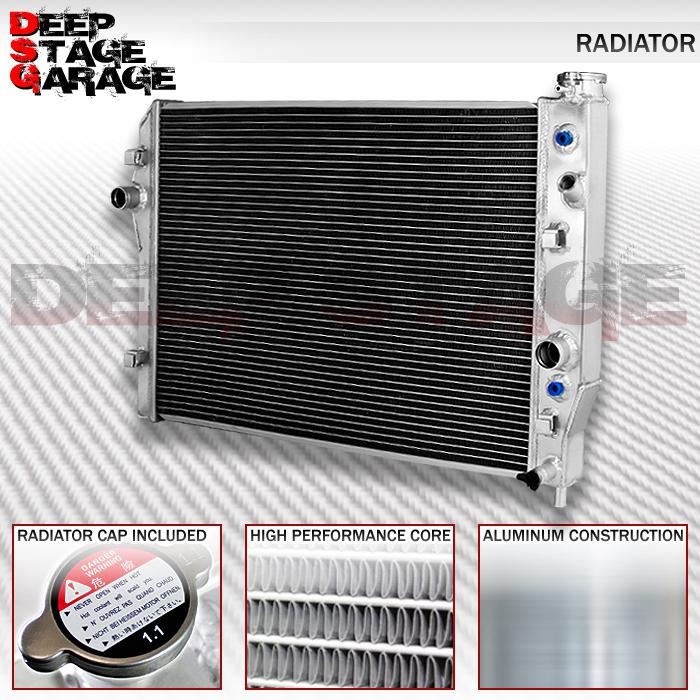 Dual core full aluminum race 2row cooling radiator 96-02 pontiac camaro/firebird