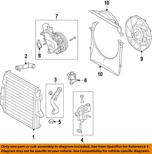 Land rover oem lr020367 engine coolant recovery tank-reservoir tank