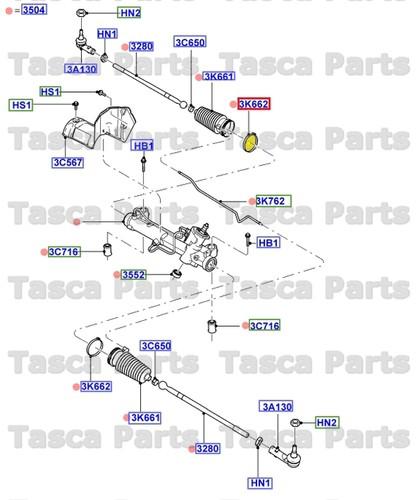 Brand new oem steering gear hose clamp 2006-2011 ford focus #6s4z-3k745-a