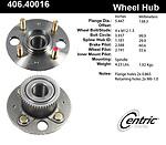 Centric parts 406.40016e rear hub assembly